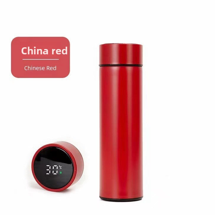 Smart Stainless Steel Thermos Bottle – 500 ml Display