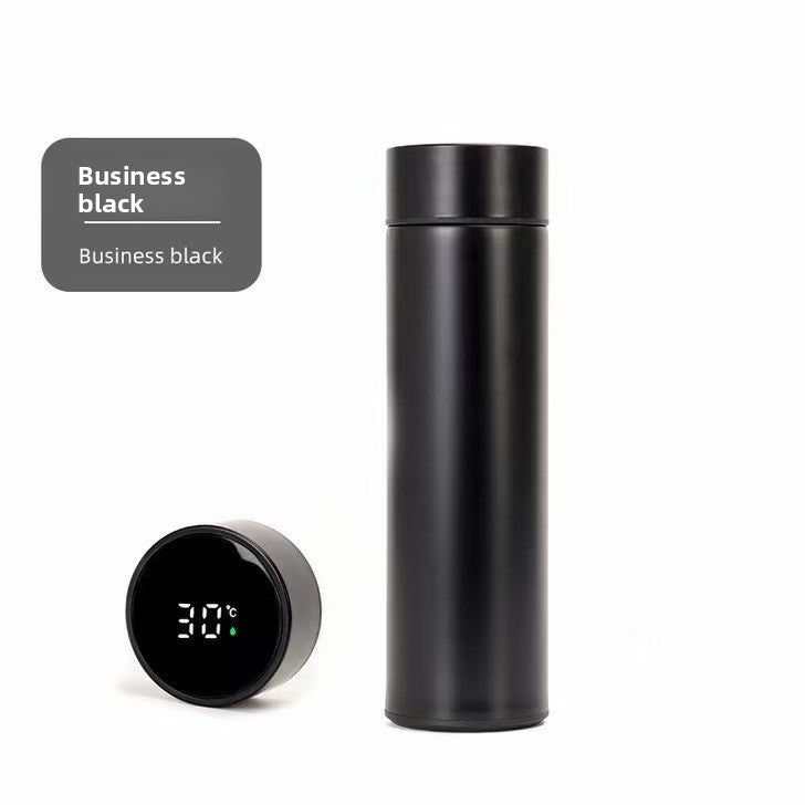 Smart Stainless Steel Thermos Bottle – 500 ml Display
